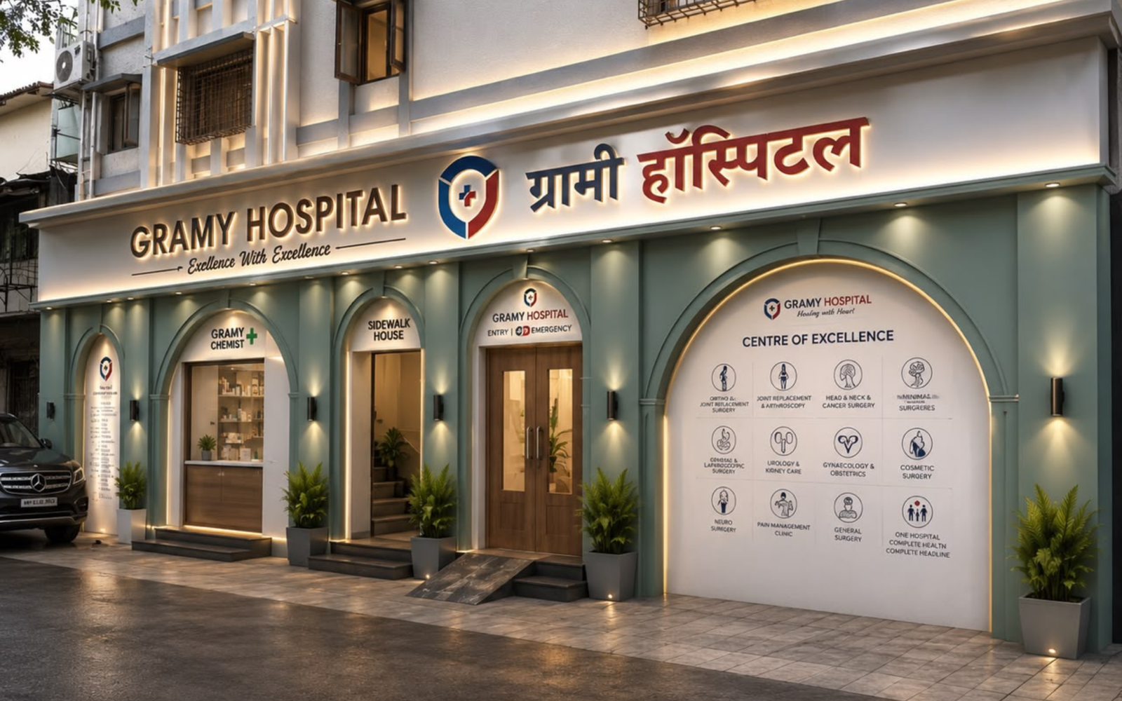 RY Hospital Projects completed Gramy Hospital healthcare turnkey project in South Mumbai